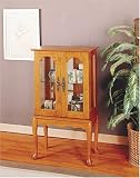 Nostalgic Oak Curio Cabinet By Powell Furniture