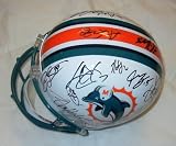2011-12 Miami Dolphins Team Signed Full Size Helmet W/PROOF, Picture of The Players Signing For Us, Chad Henne, Matt Moore, Reggie Bush, Anthony Fasano, Steve Slaton, Brandon Hartline, Karlso Dansby, Cameron Wake, And More