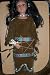 Indian Porcelain Doll - Fine Bisque - Stand included