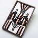 Regatta Work Trousers Classic Men's Brown Braces black striped Brace for work Y-Back genuine Leather SP1029