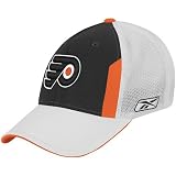 Reebok Philadelphia Flyers Black 2008 NHL Draft Day Flex Fit Hat
