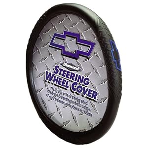 Chevy-Diamond-Plate-Grip-Style-Steering-Wheel-Cover