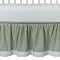Tadpoles Basics Polka Dot Crib Skirt - Sage