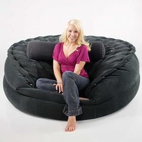 SUMO SAC 4-in-1 Ultimate Inflatable (Charcoal Gray) Chair Sofa Bed by smartairbeds