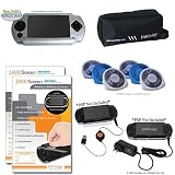 Sony Playstation Portable PSP Serious Gamer Wall Charger Kit (Silver JAVOSkin)
