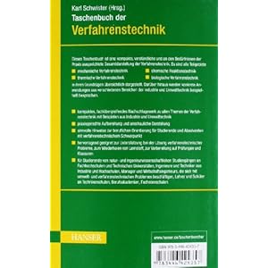 Taschenbuch der Verfahrenstechnik