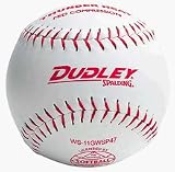 11 .44 COR Thunder Heat WS11 Red Stitch Synthetic Softballs from Dudley - One Dozen