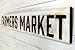 Large FARMERS MARKET Sign - Carved (Available in 3 Sizes) Solid Wood Board