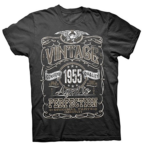 Vintage Aged To Perfection 1955 - Distressed Print - 61st Birthday Gift T-shirt