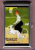 PEUGEOT BICYCLE RETRO POSTER Coin, Mint or Pill Box: Made in USA!