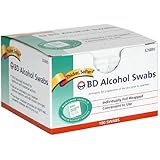 BD Regular Alcohol Swabs, 100 ct