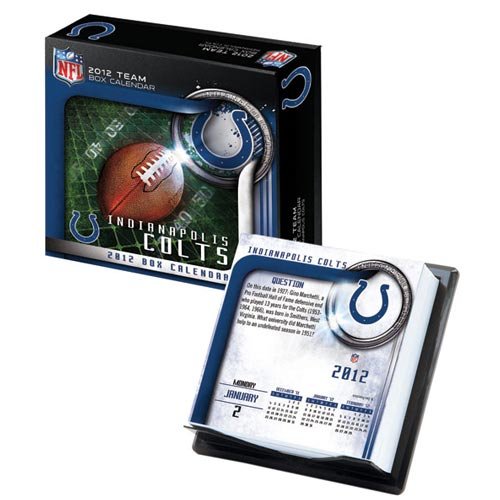 Turner Indianapolis Colts 2012 Box Calendar