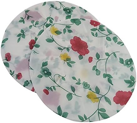 Waterproof Bouffant Shower Cap for Women - 2 Pack + Bonus Bath Massage Glove