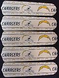 Ceiling Fan Designers 52SET-NFL-SAN NFL San Diego Chargers Football 52 In. Ceiling Fan Blades ONLY