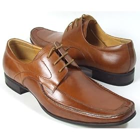 z066 New Men's Leather Oxford Dress Shoes Brown Rust Tan