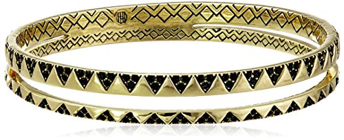 House of harlow 1960 black outland split bangle bracele…