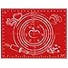 Orka Red Silicone Small Pastry Baking Mat
