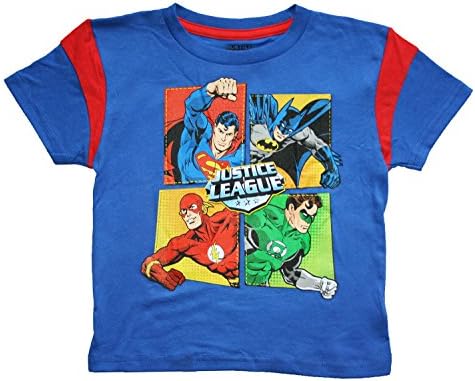 Justice League Little Boys (Toddler) Graphic T Shirt (5T)