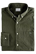 Red! Collection Long Sleeve Plaid Woven Shirt With Button Down Collar
