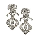 Bridal Crystal Fantasy Ornate Earrings
