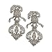 Bridal Crystal Fantasy Ornate Earrings