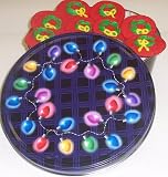 Scott's Cakes 2 1/2 lb. Wreath Christmas Sugar in a Christmas Lights Tin
