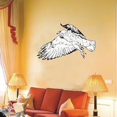 WANDTATTOO w478 Vogel, Adler, Fl�gel, Flug Wandaufkleber Farbwahl 48 Farben in 3 Gr��en