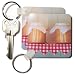 Country Crockery - Set Of 2 Key Chains