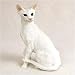 oriental shorthair - Oriental Shorthair, White Original Cat Figurine (4in-5in)