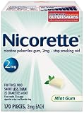  : Nicorette Gum, Mint, 2mg, 170-Count Box