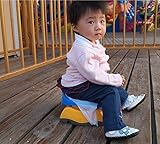 幼児・子供用便座便器 洋式イス型おまる　軽量小型 持ち運び可能 お子様用簡易トイレ 折りたたみ式トイレ トレーニング おまる 便器 車載 TIHANS 旅行 2in1 PE袋付き