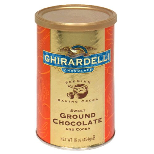 Ghirardelli Sweet Ground Chocolate, 16-Ounce Cans (Pack of 6) by GHIRARDELLI