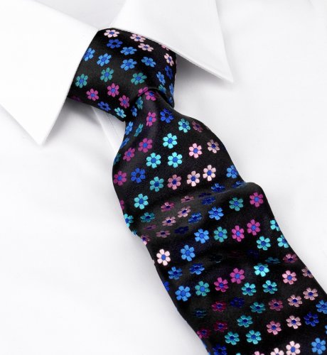 Autograph Pure Silk Floral Pattern Tie