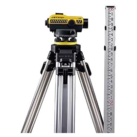 CST Berger 55-SLVP24ND 24X Automatic Optical Level Kit with Tripod, Rod, and Carrying Case by Berger Instruments