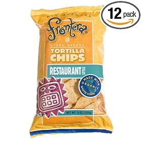 Frontera Tortilla Chip Restaurant Style, 9-Ounce Units (Pack of 12)