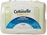 Cottonelle Fresh Care Flushable Cleansing Cloths Tub, 42 Count