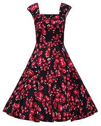 Vintage Cotton/Rayon/Spandex Wedding Party Dress 