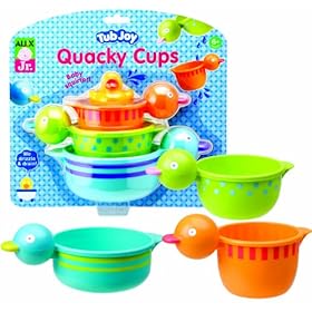 Alex Jr. Tub Joy Quacky Cups Bath Toy (Colors may Vary)