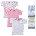3-Pack Rib Knit Slip on Baby Shirt