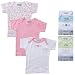 3-Pack Rib Knit Slip on Baby Shirt