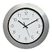 Plastic Atomic Wall Clock- Pearl