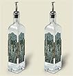 Artworks olive oil bottle ~ Wolf in Trees ~ set of 2 bottles