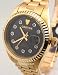 5131H1gwspL. SL75  WOMENS CROTON STEEL AUTOMATIC DIAMOND DATE WATCH CR207987YLBK