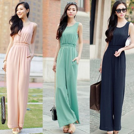 i-select エレガント パンツドレス オールインワン レディース  S M L ピンク グリーン ネイビー 春夏 パーティー 結婚式