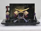 五月人形木目込み兜飾り 大里彩作 木目込兜平飾り 6-8350