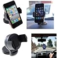 FoneM8� - Omniholder Universal Windscreen Or Dashmount Mobile Phone Holder, Works In Portrait Or Landscape Perfect For iPhone, HTC, Blackberry Handsets - Also Works With The Phone In Its Case