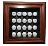 Cabinet Style 20 Golf Ball Display Case (Wood Frame)