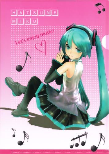 VOCALOID Clear File B pink [Hatsune Miku] (japan import)