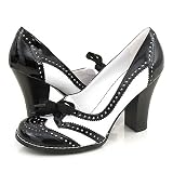 Soda Carrie Pumps Black White 8.5 Black White