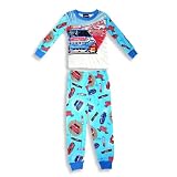 Nascar - Boys Long Sleeved Pajama Set, Blue, White